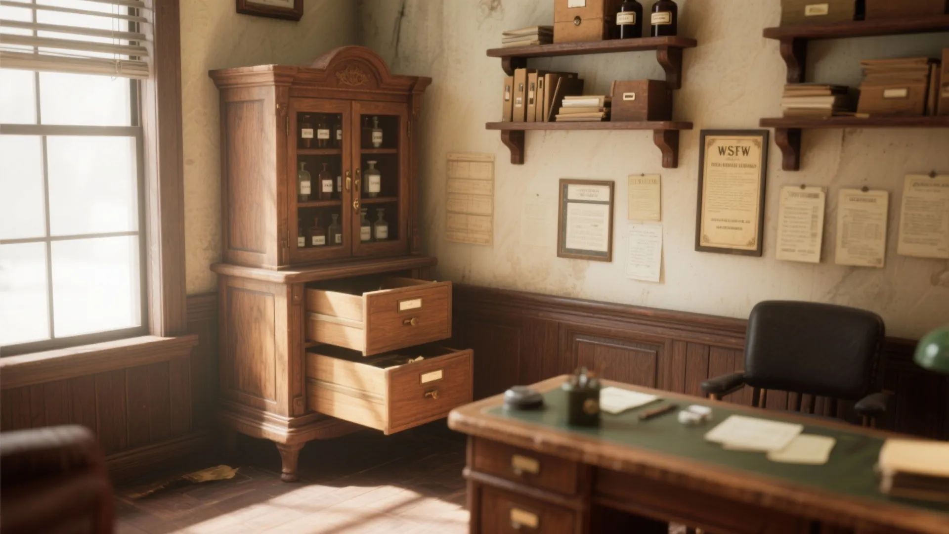 8. Antique Storage Solutions