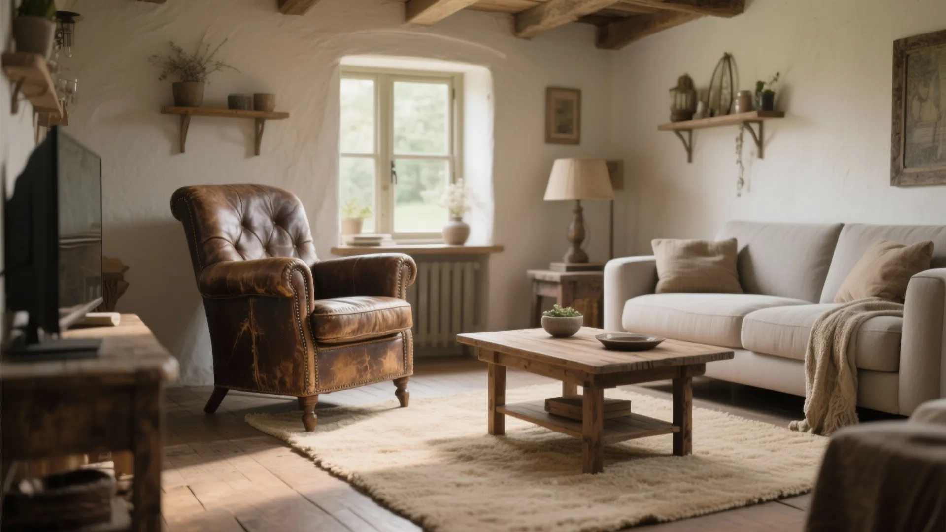 10. Antique or Upcycled Furniture