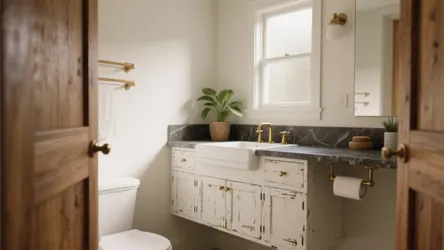 5 Antique White Bathroom Cabinet Ideas