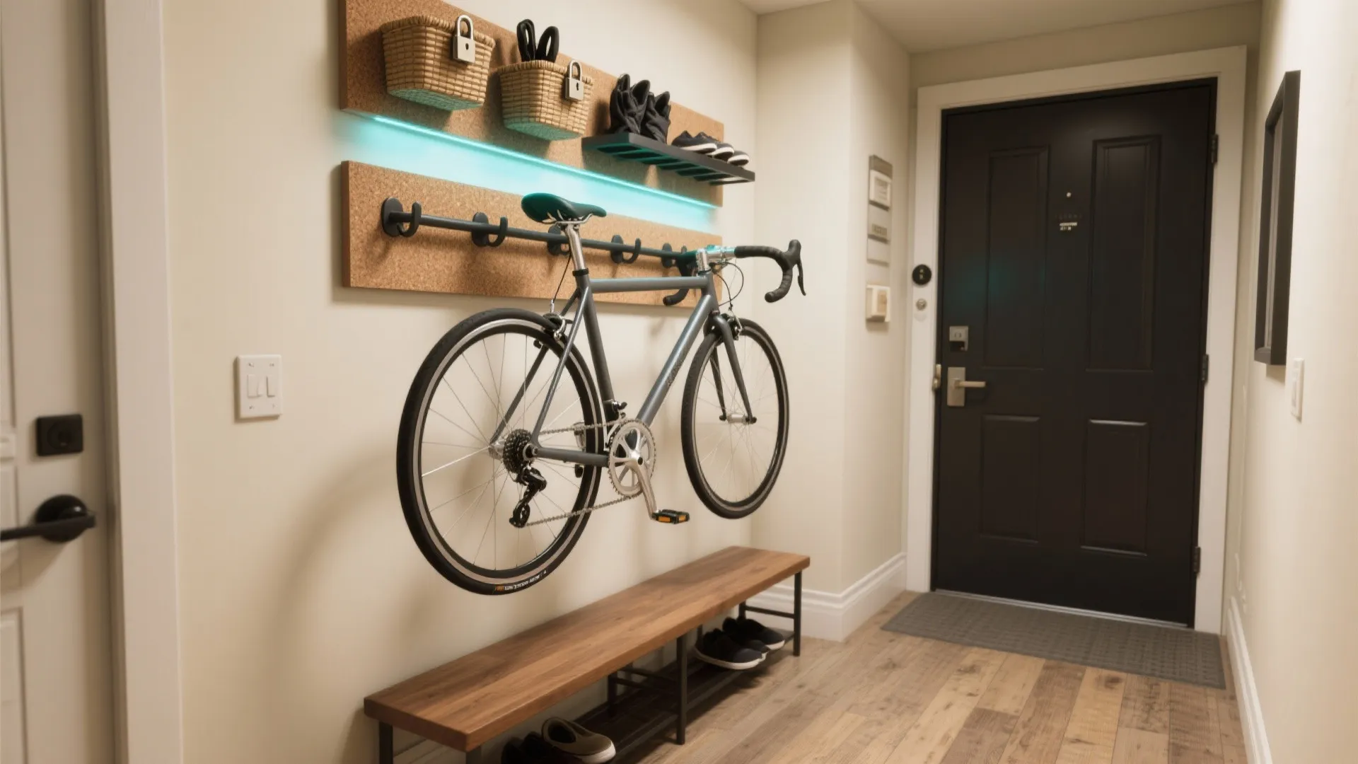 DIY Wall Bicycle Rack: Maximize Your Small Space Storage: 1 Minute to Build a Stylish & Sturdy Bike Rack at Home