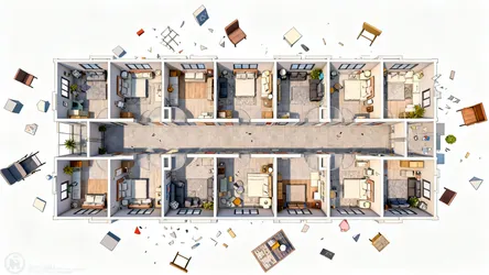 apartment building floor plans designs