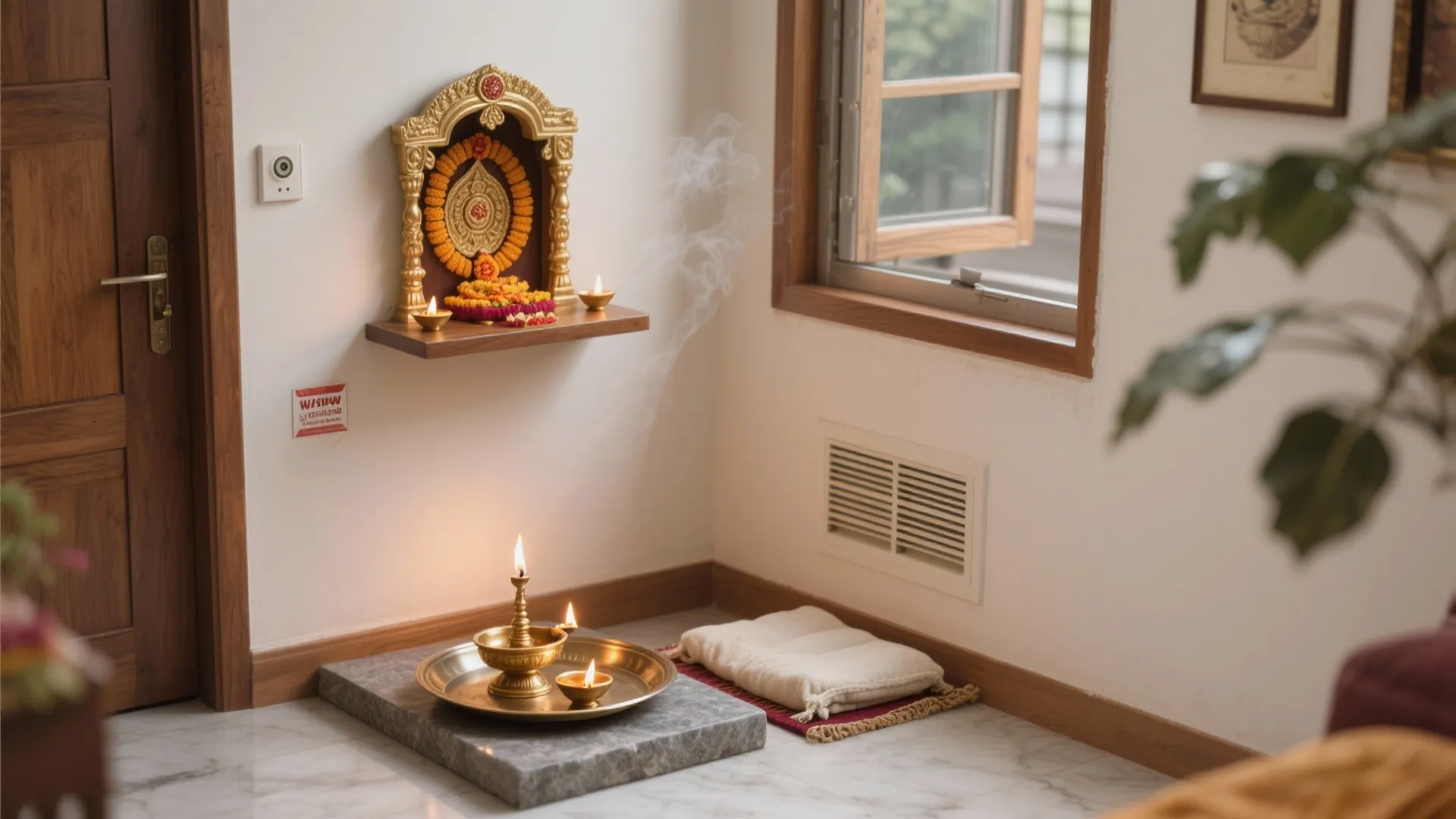 Floor-safe, smoke-smart setup for apartments