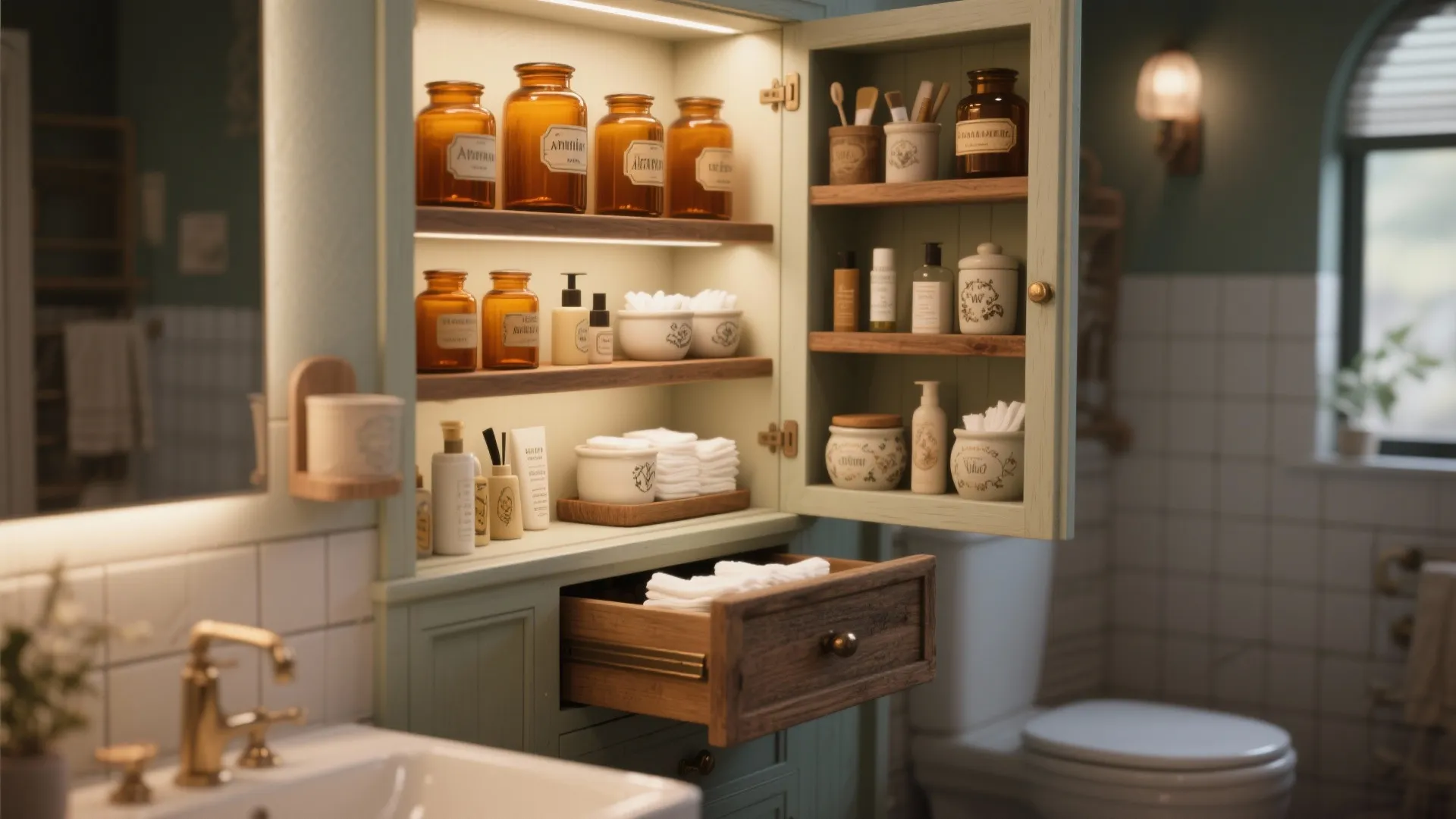 2. Potion Shelf & Apothecary Storage