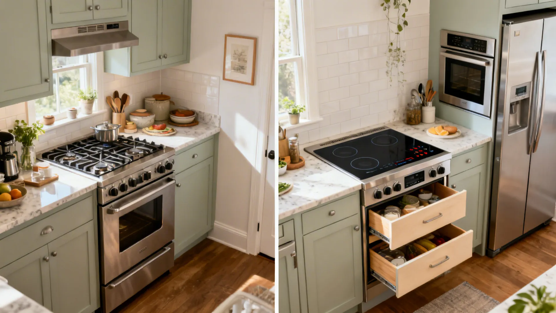 Compact appliance strategy that still feels premium