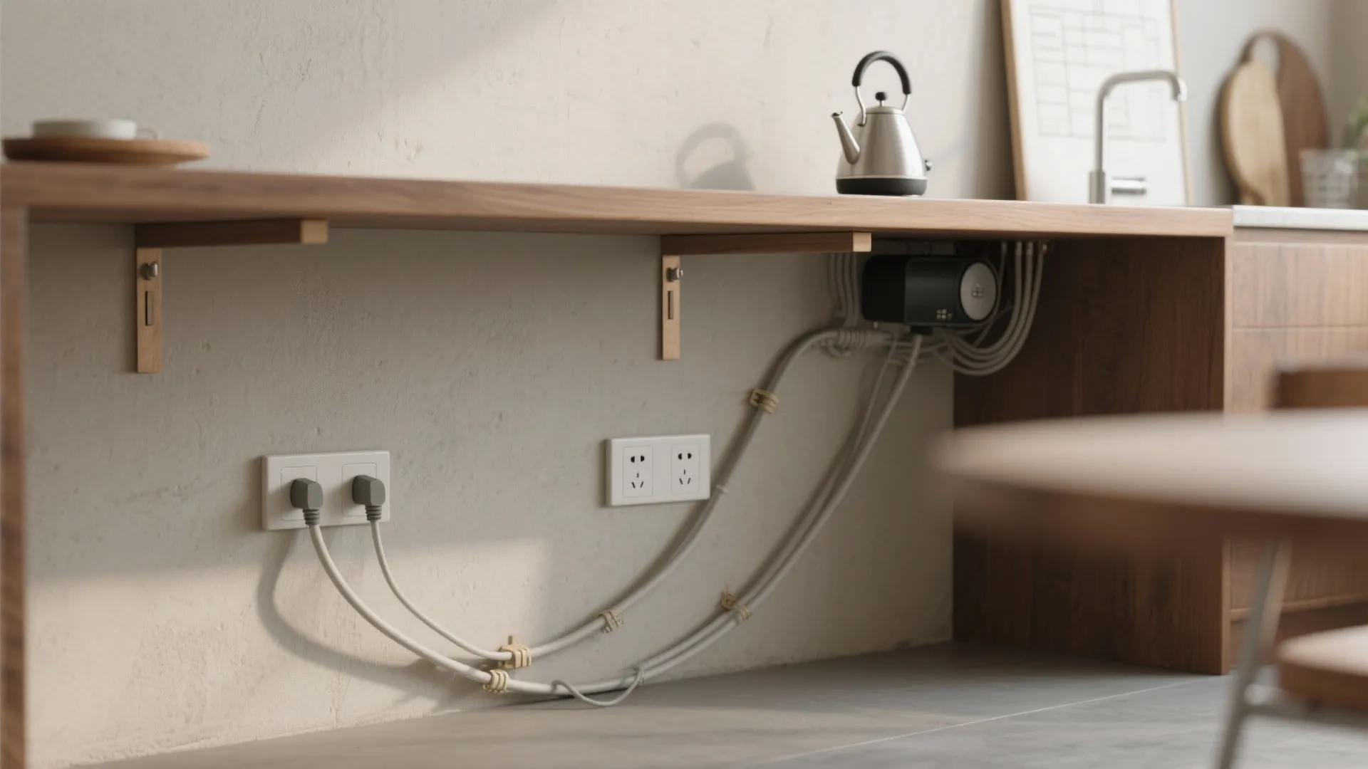 Tips 5: 家電の“配線導線”で散らかり防止（動線計画と収納技巧の合わせ技）