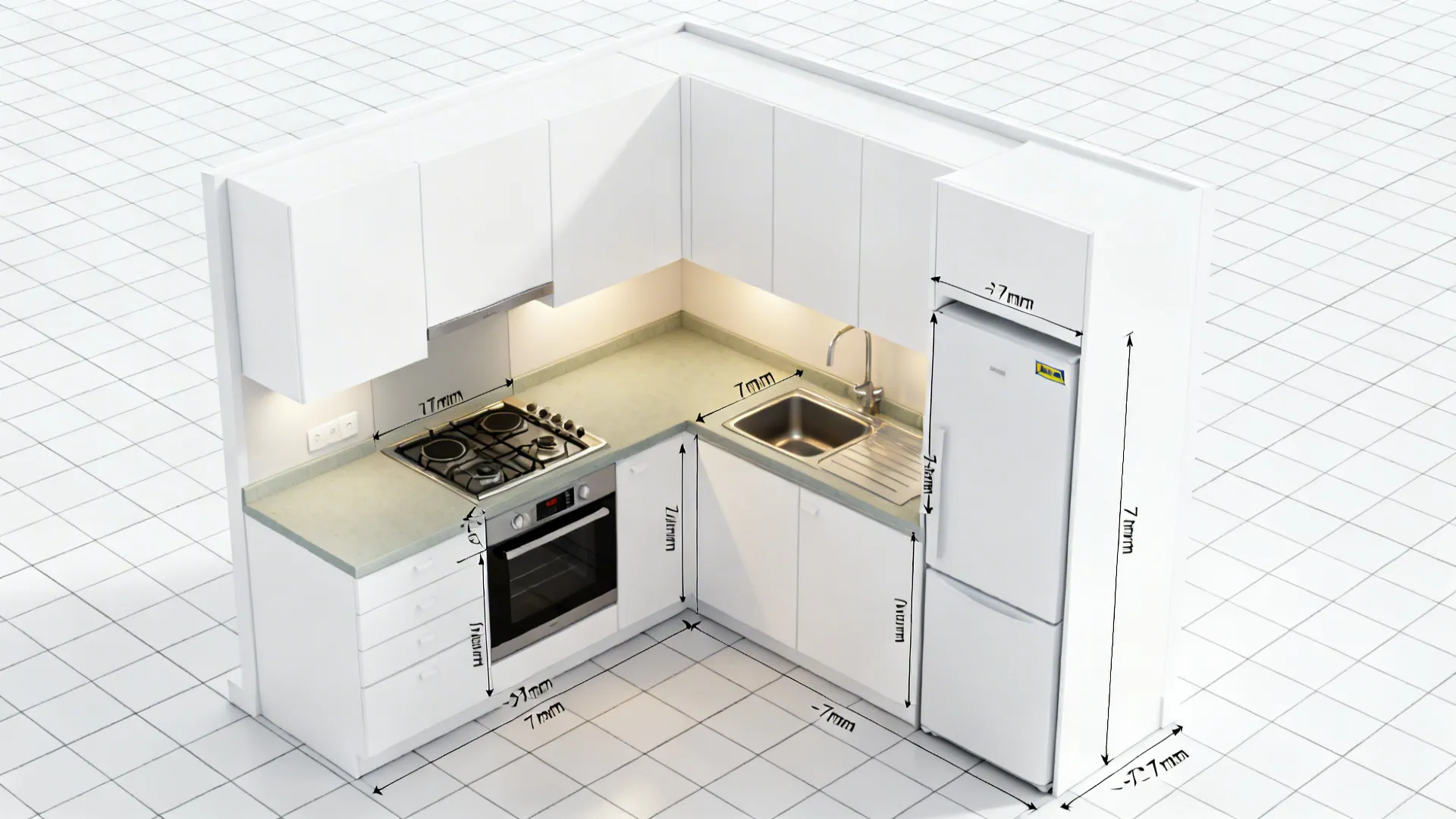 Countertops and appliance fit: measure like a pro