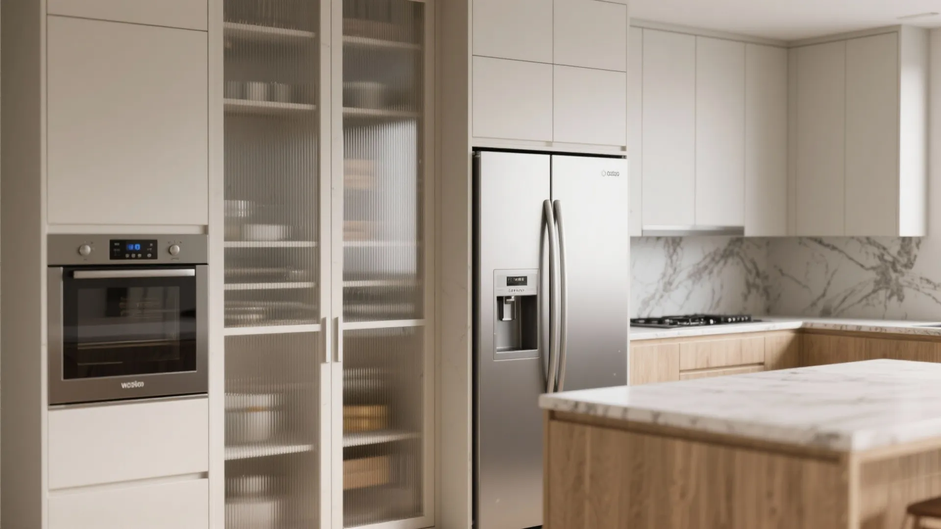 4. Frosted glass for appliance panels