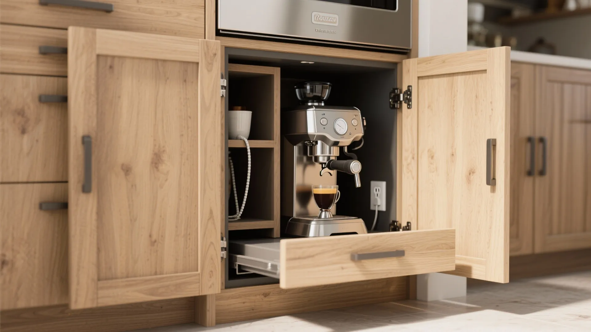 4. Appliance Garage & Hidden Work Zones