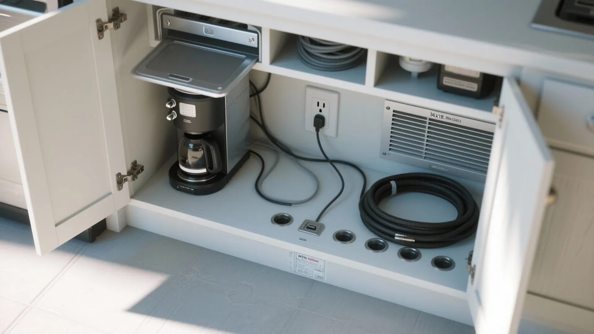 3. Appliance Garage and Charging Station