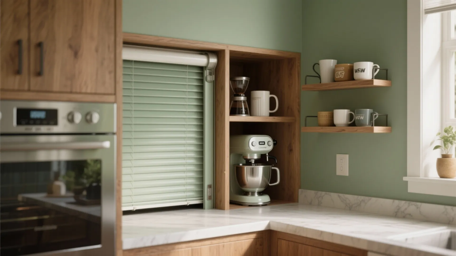 5. Open Niche or Appliance Garage