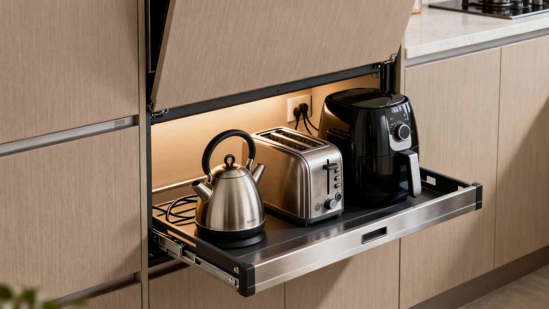 Minimalist storage that actually hides the mess