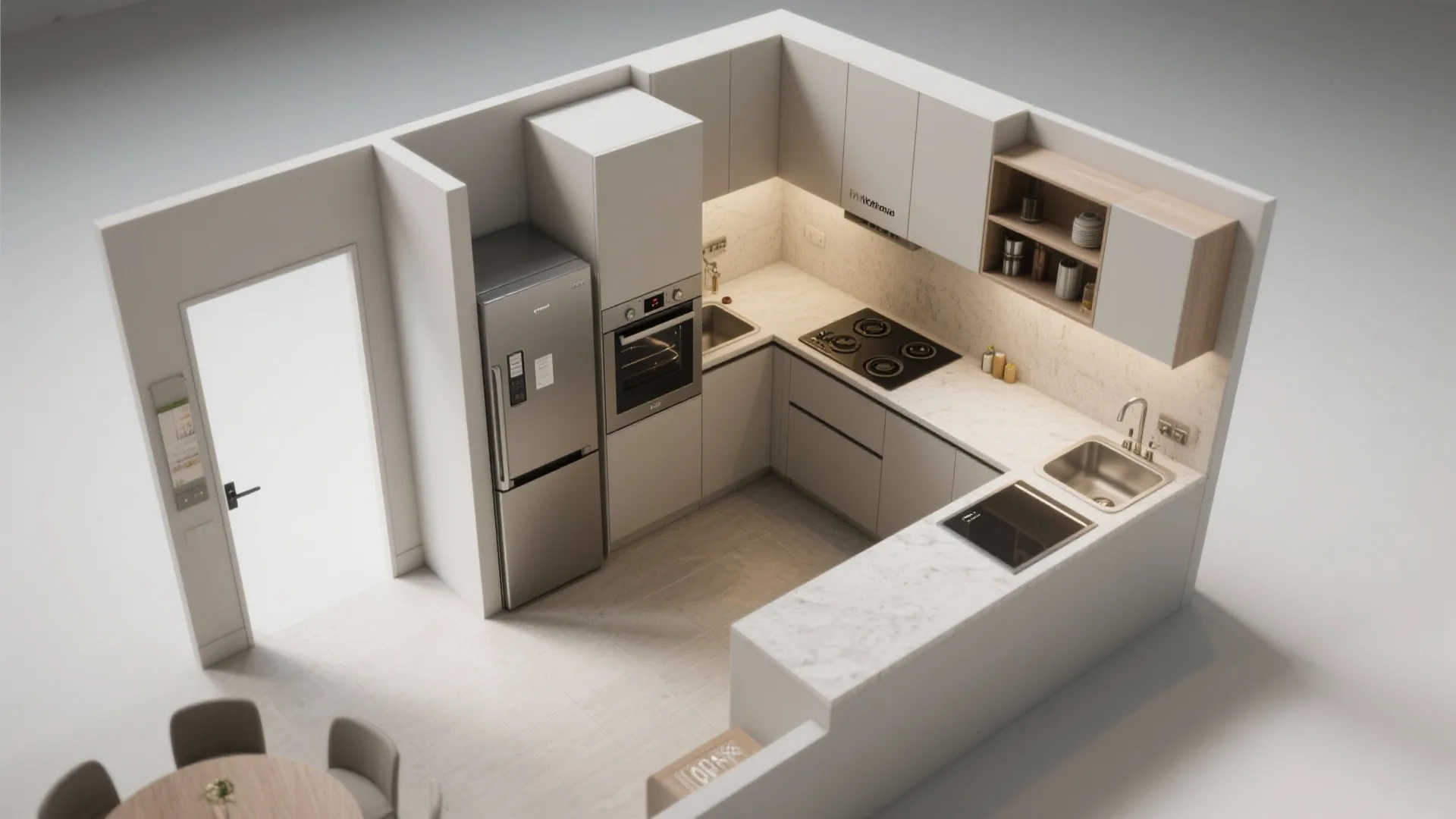 6. Space-Saving Appliance Placement