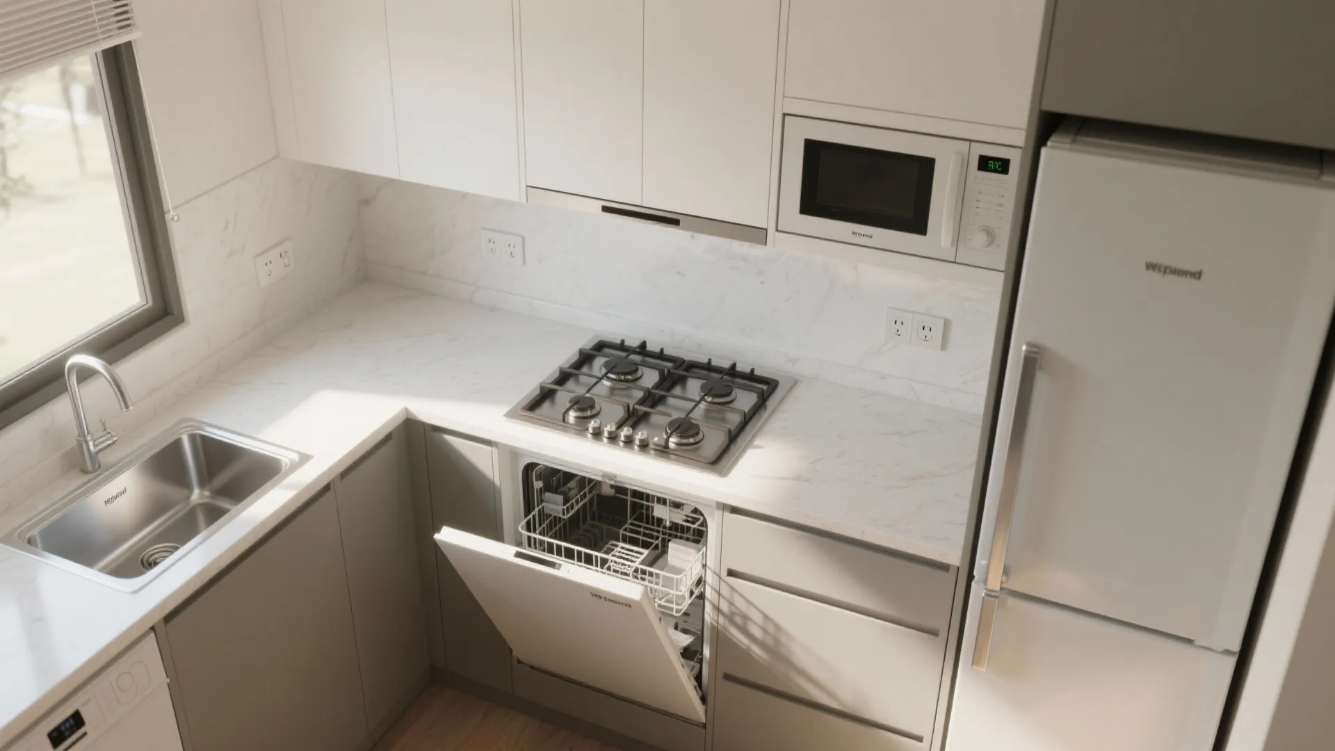 Compact Appliance Planning for 2 BHK Efficiency