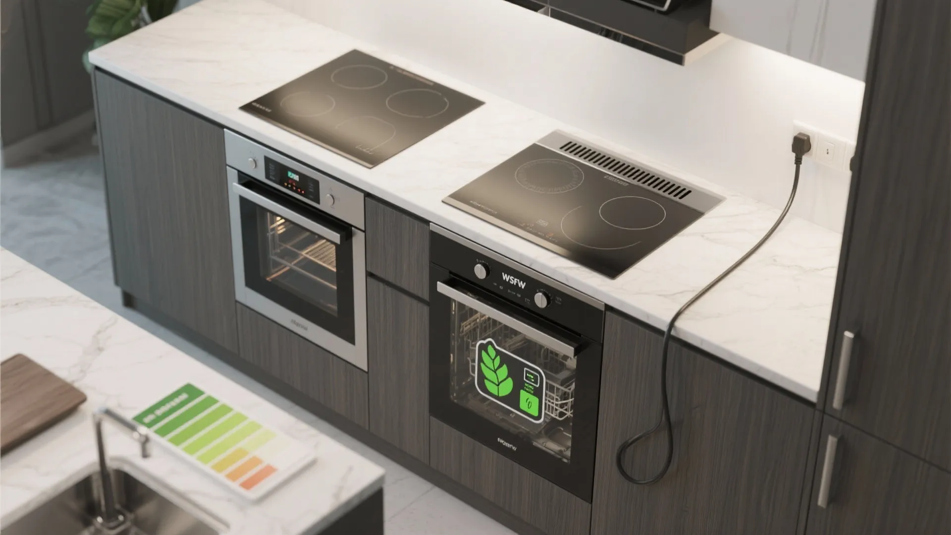 Compact appliance strategy with energy-wise choices