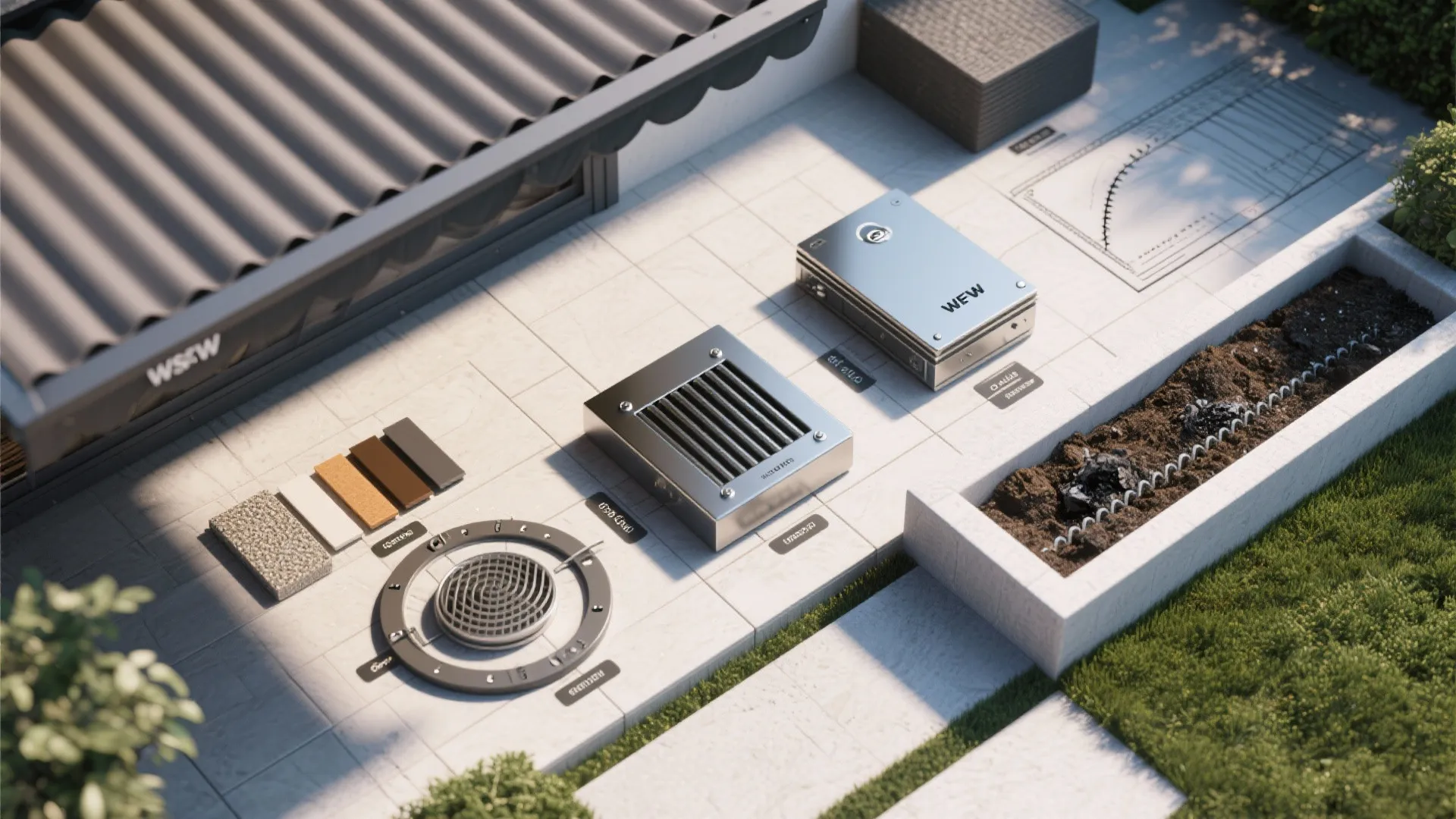 4. Weatherproof appliances and clever shade