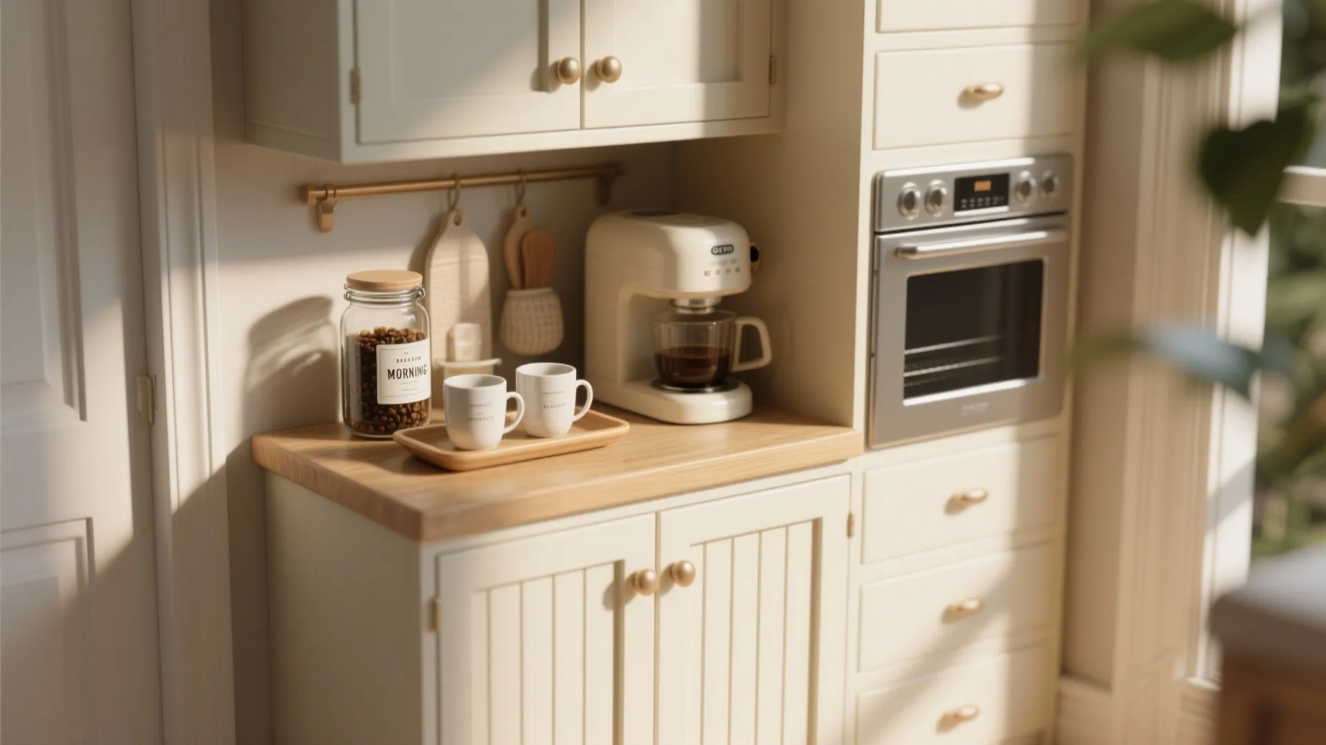 5. Create a mini appliance garage or morning station