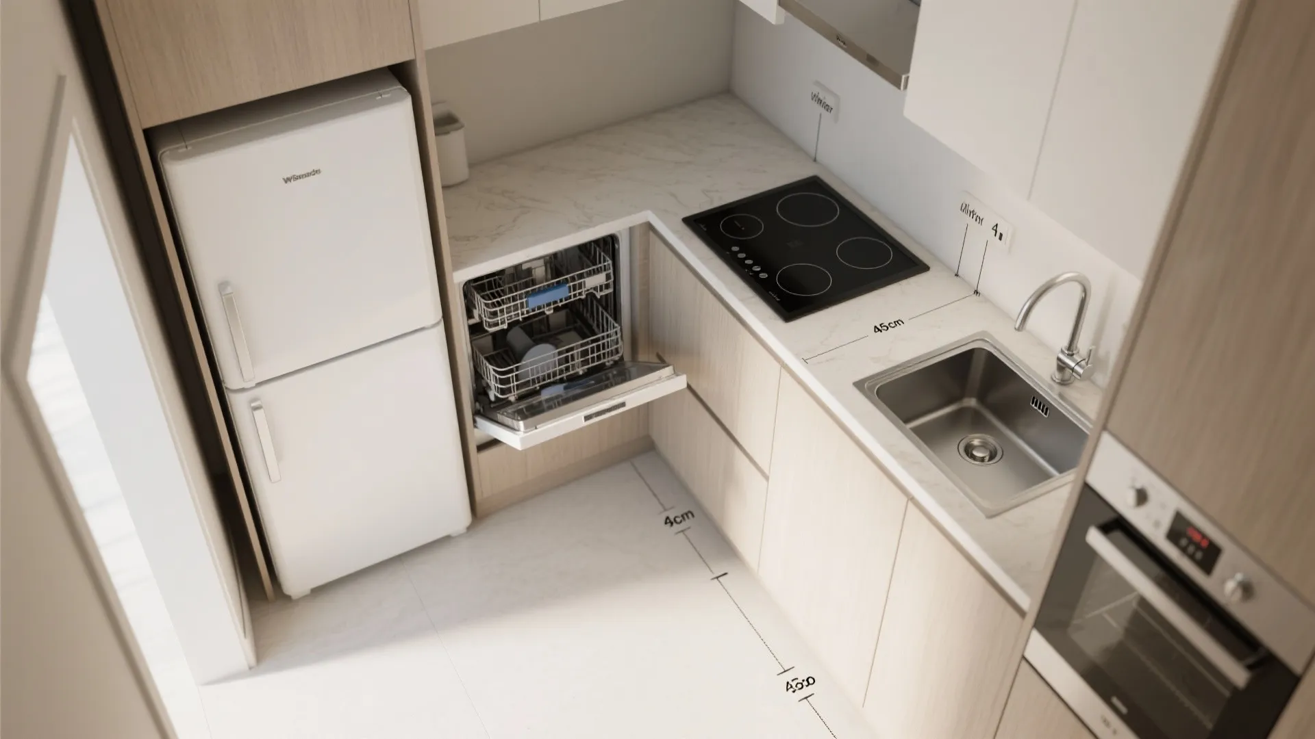 Appliance Zoning and Slim Profiles That Earn Every Centimeter
