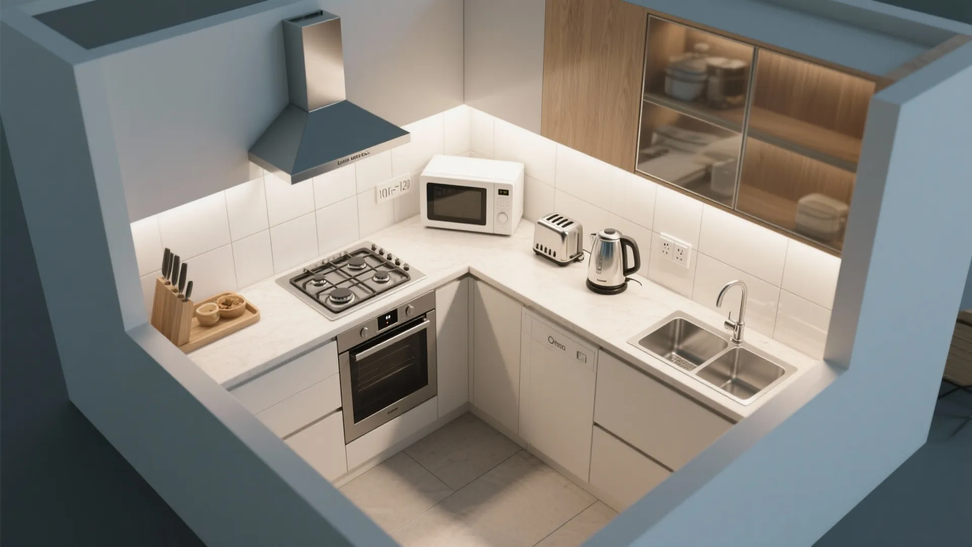 Smart appliance zoning and ventilation