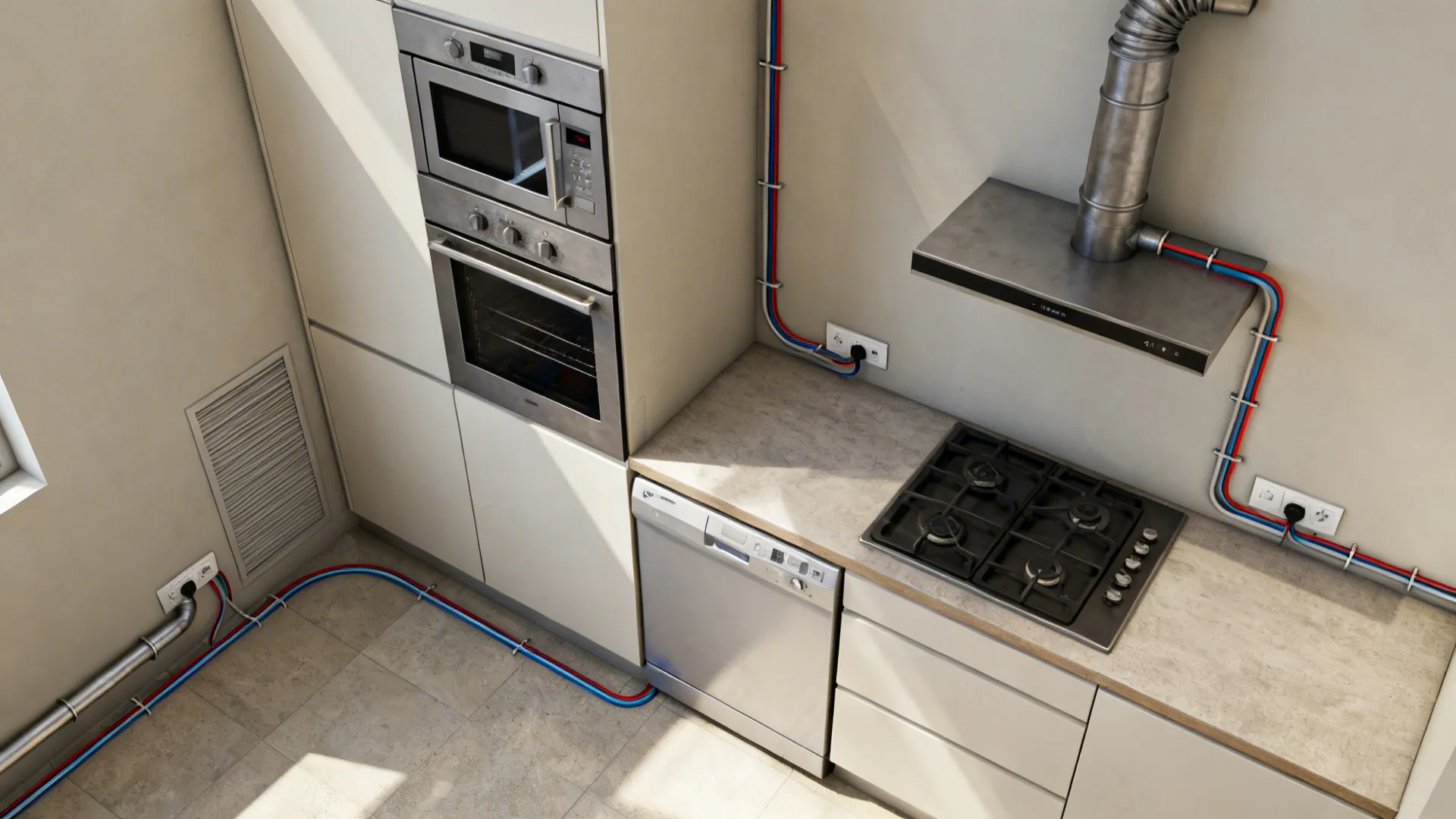 Compact Appliance Zones and Ventilation That Works