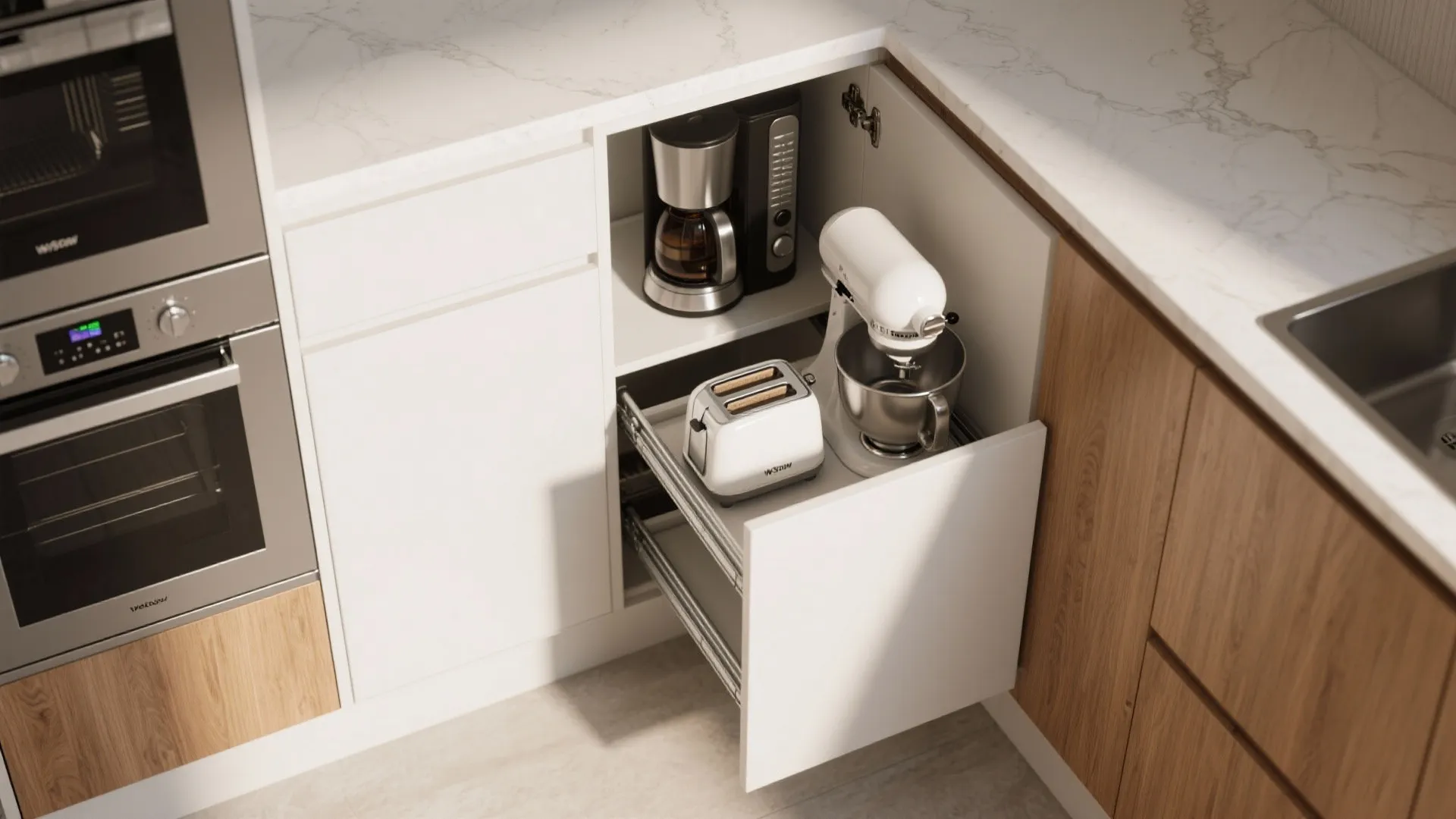 4. Slide-Out Appliance Towers