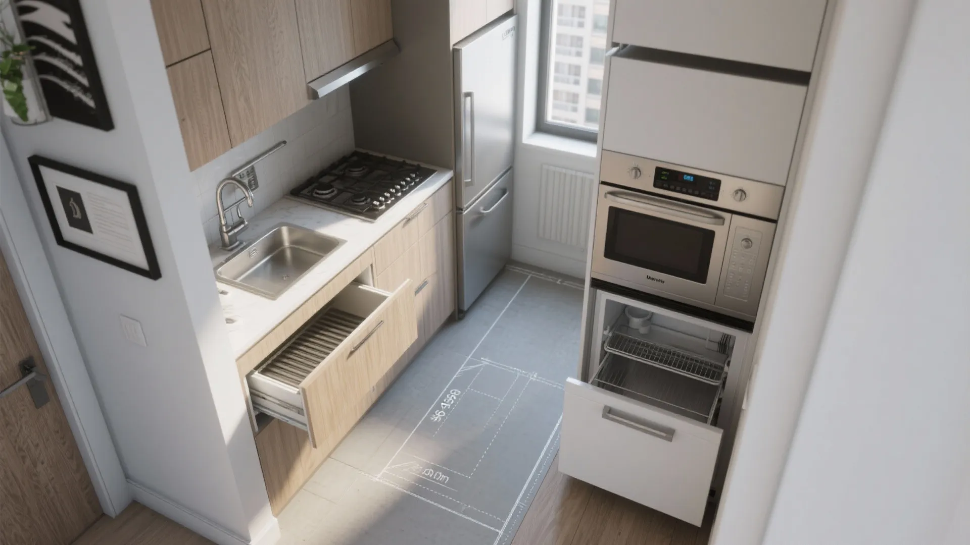 4. Multi-functional appliance zones