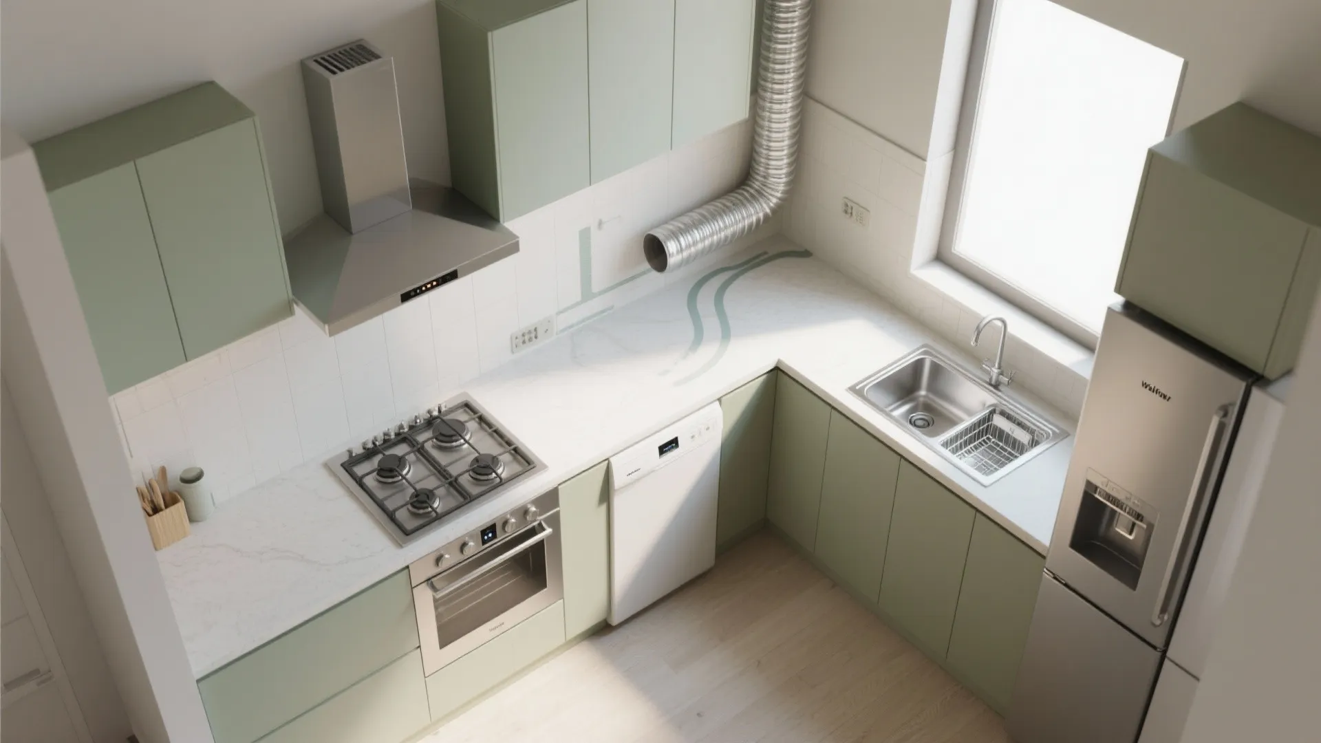 Appliance zoning and ventilation that love Indian cooking