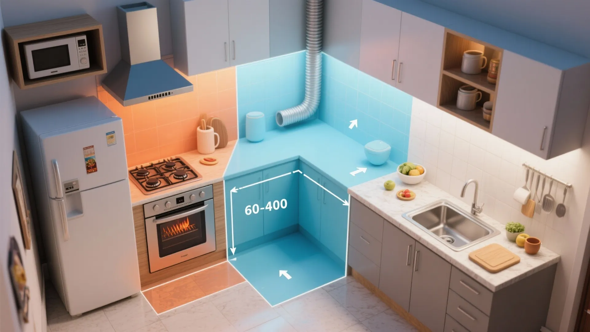 Appliance Zoning and Ventilation That Respect Real Cooking