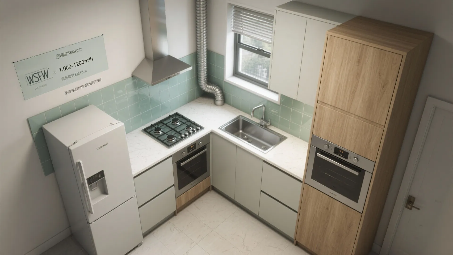 Smart appliance zoning and ventilation