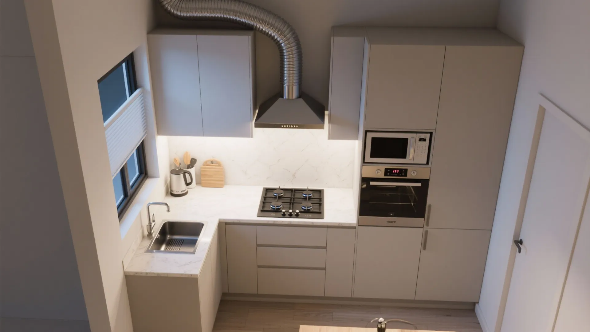 Compact Appliance Zoning and Ventilation