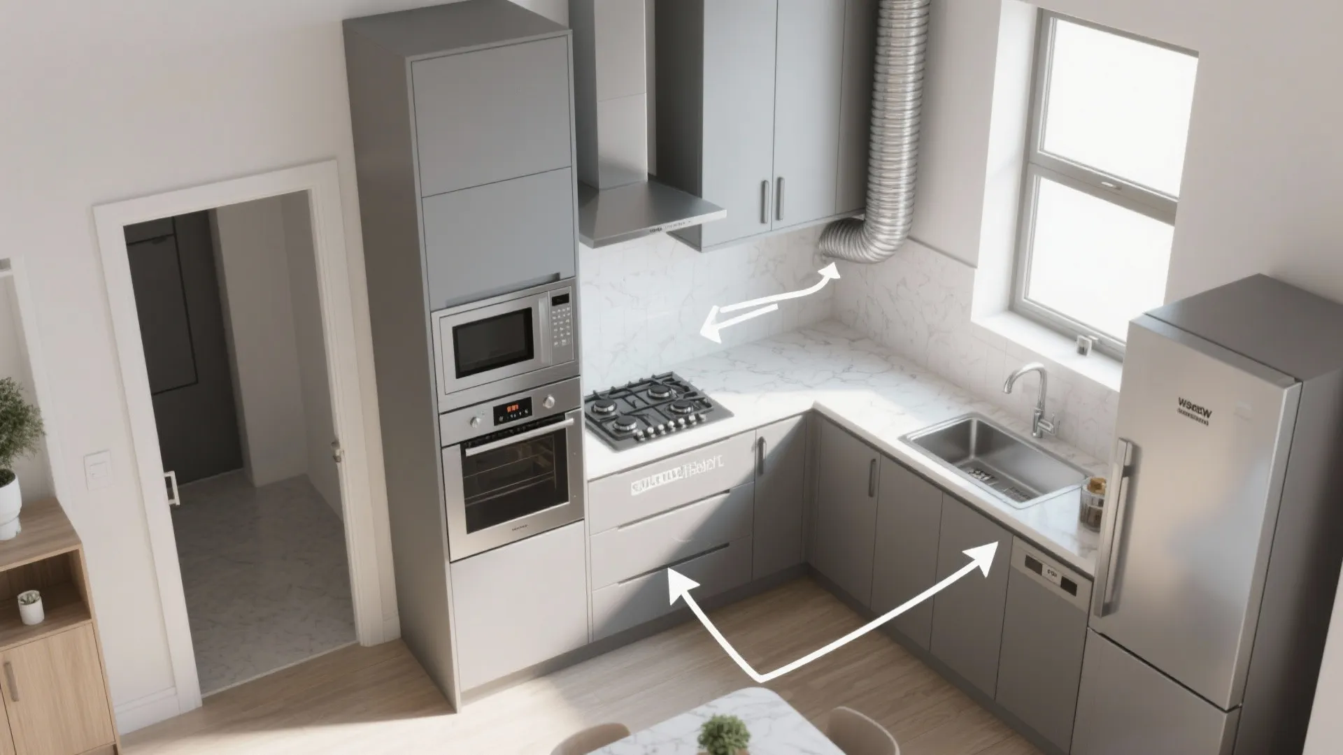 Smart Appliance Zoning and Ventilation