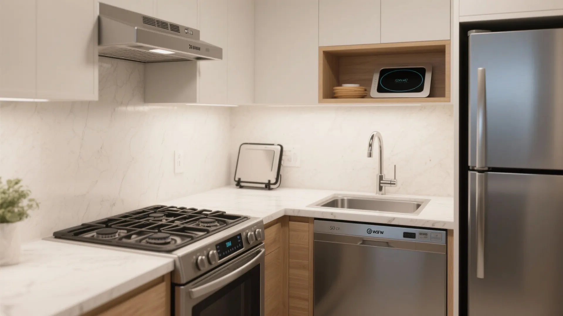 Appliance zoning and right-sized fixtures