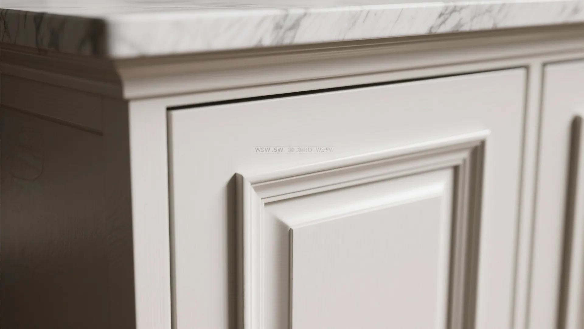 2. Applied Molding for a Cabinet-Look Island