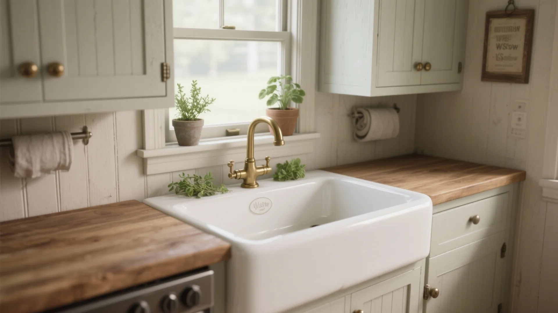 1. Make an Apron Sink the Heart