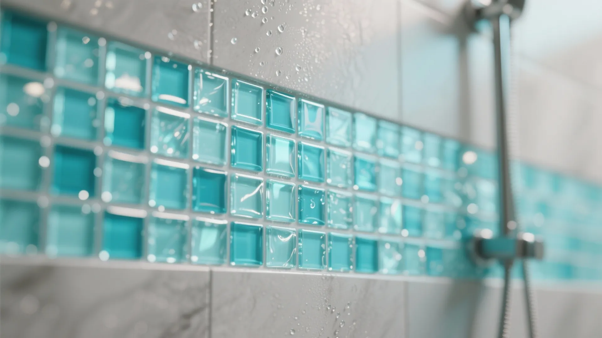 4. Aqua Glass Mosaic Details