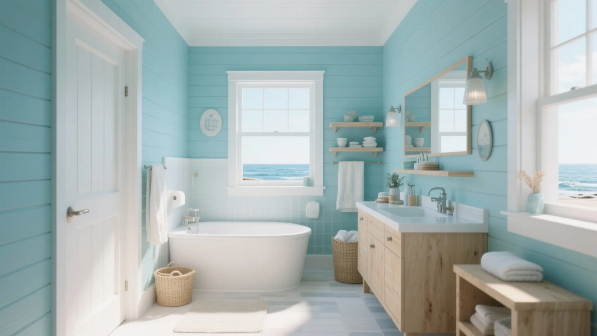 #3 Aqua & White Combo