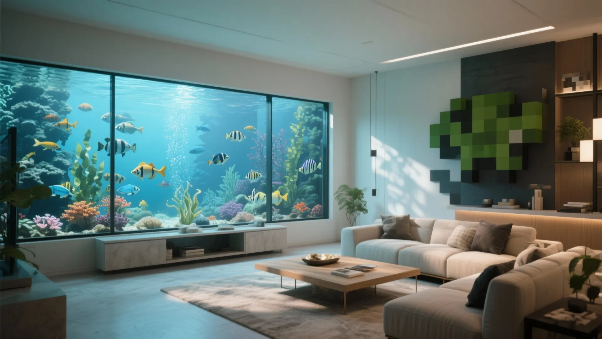 6. Aquarium Living Space