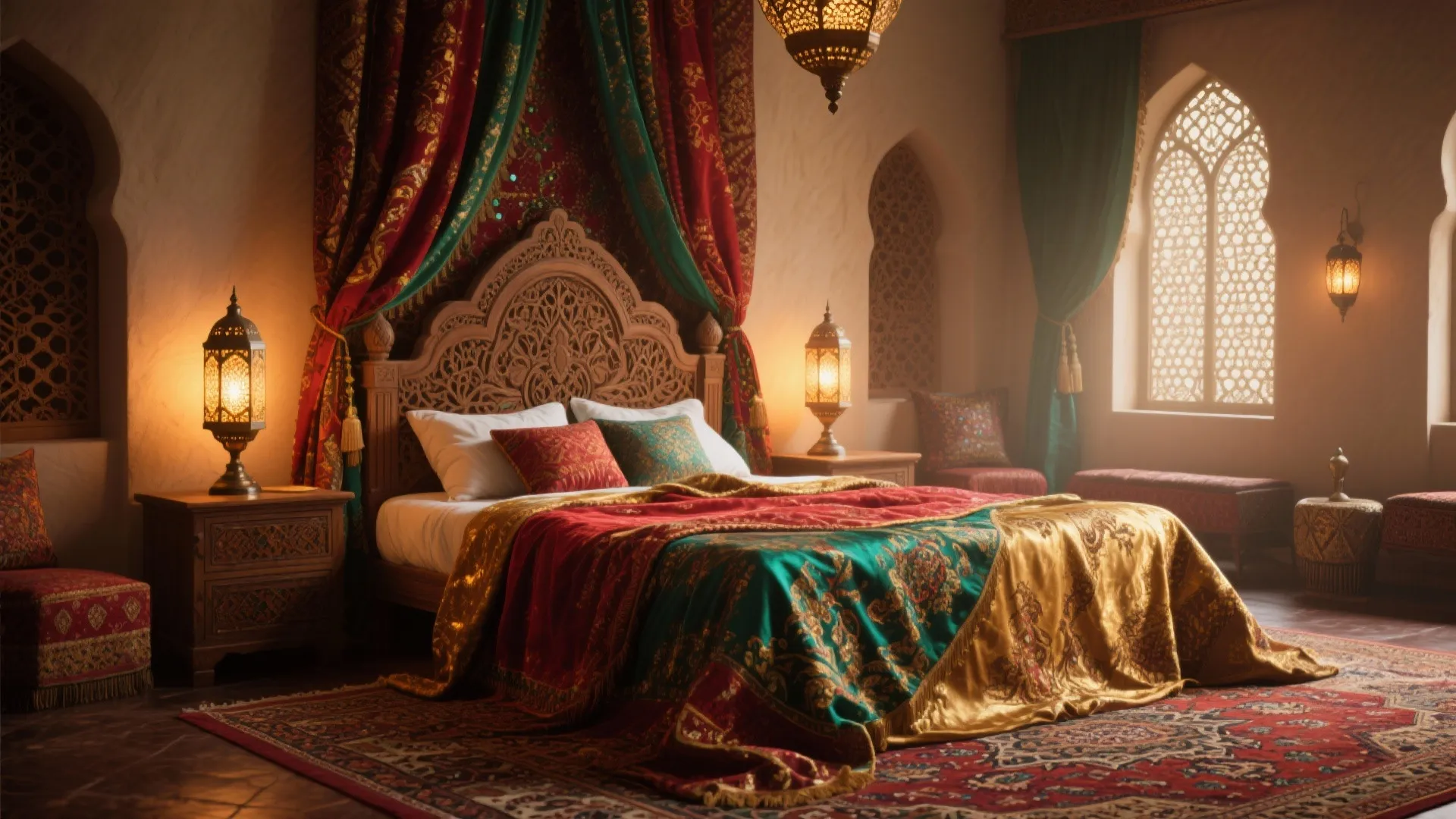 Arabian Style Bedroom Decorating Ideas: Transform Your Bedroom with Exotic Arabian Design