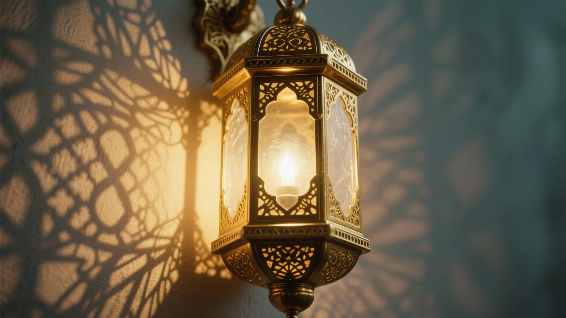 2. Statement Lighting with Warm Glow