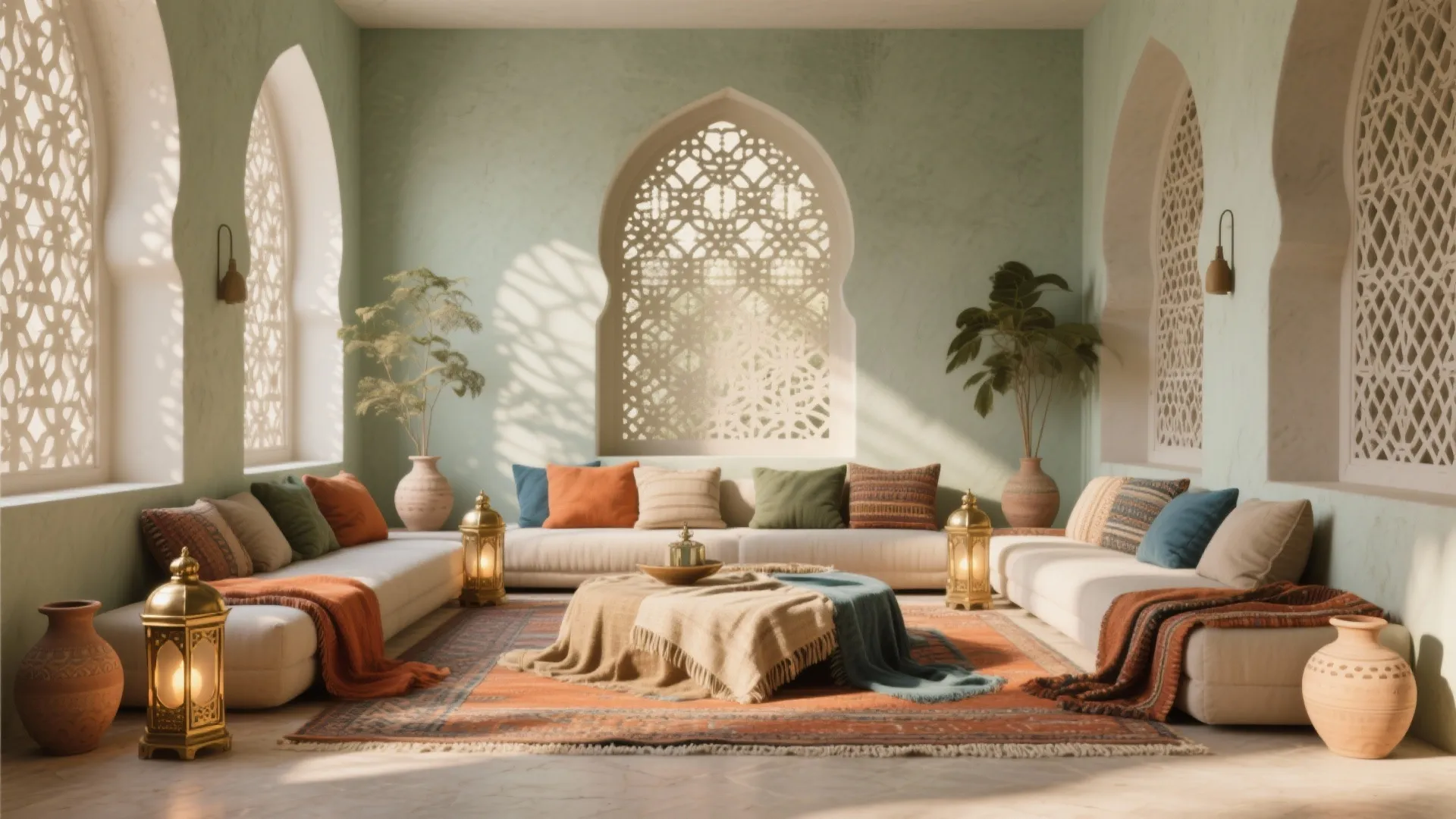 Arabic-Style Room Design: Light, Pattern, and Comfort