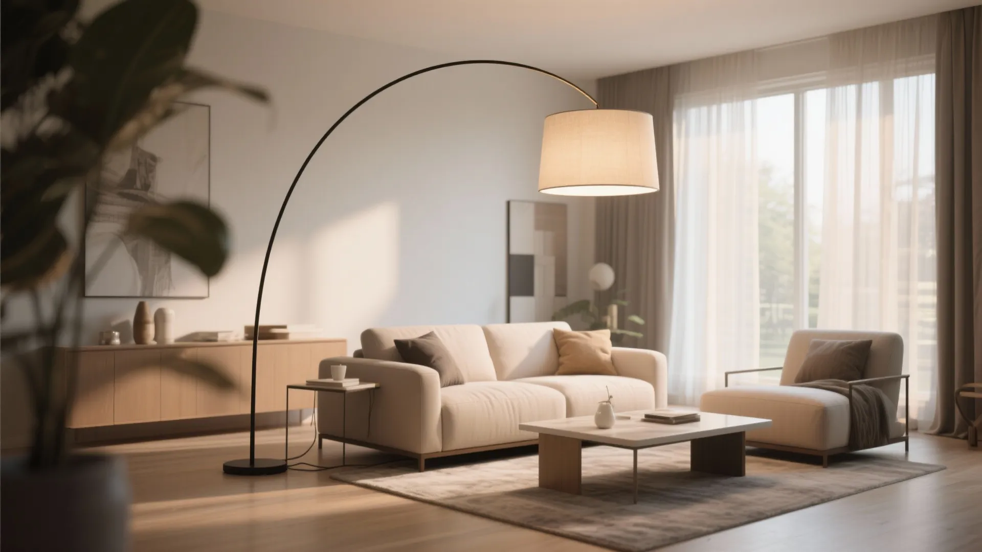 6. Arc Floor Lamps