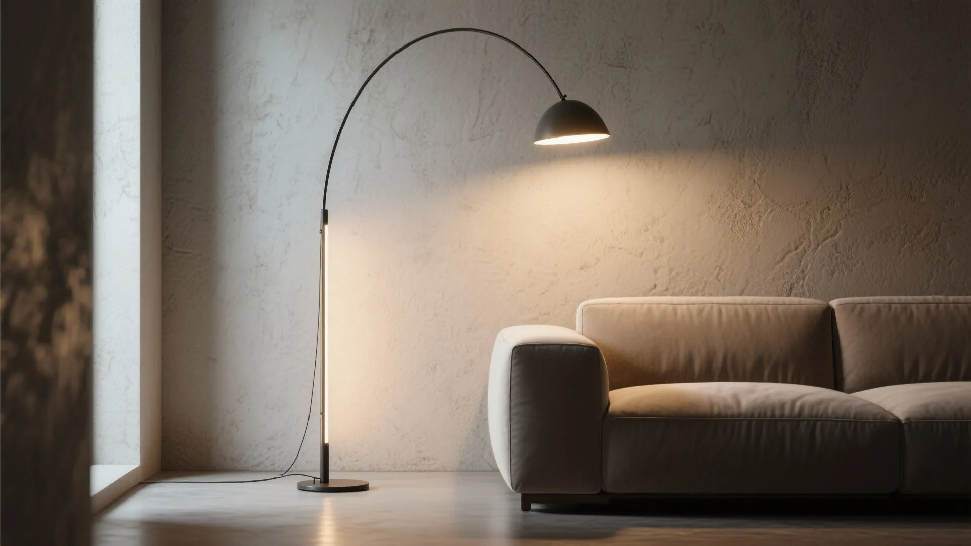 1. Tall Arc Floor Lamp for Ambient Drama