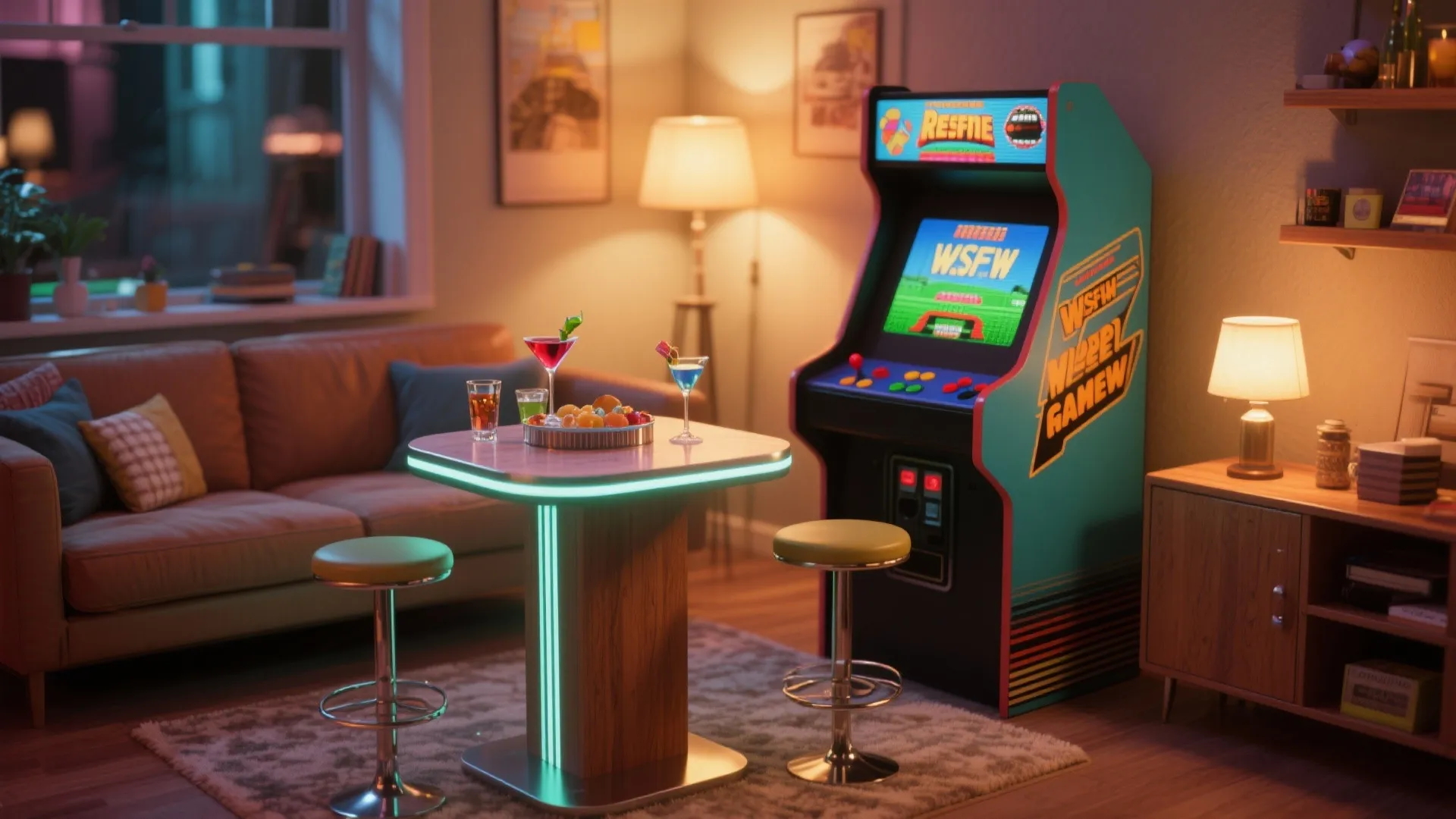 10. Multi-Game Arcade Table