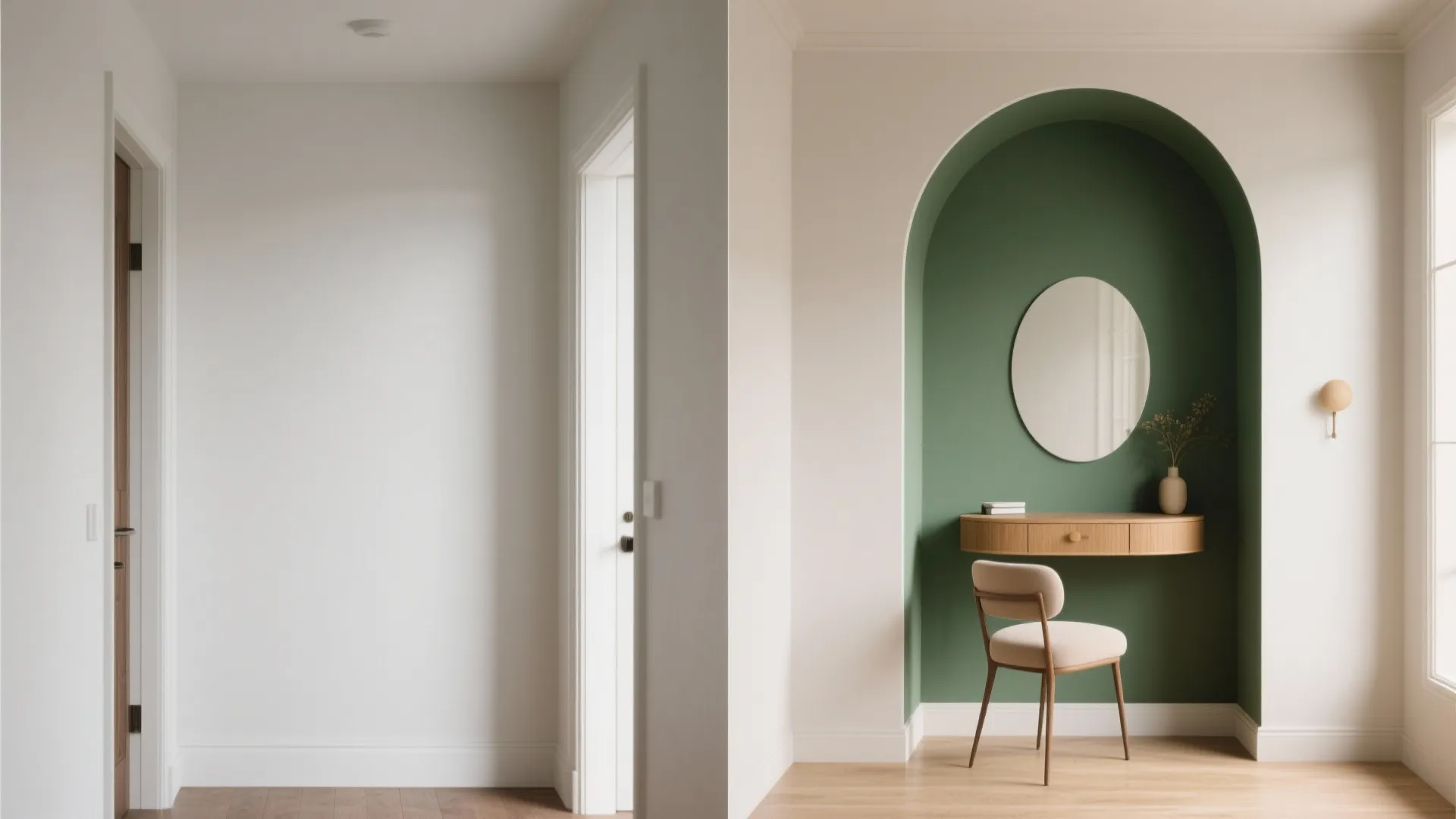 Painted Arches & Color-Blocking Walls