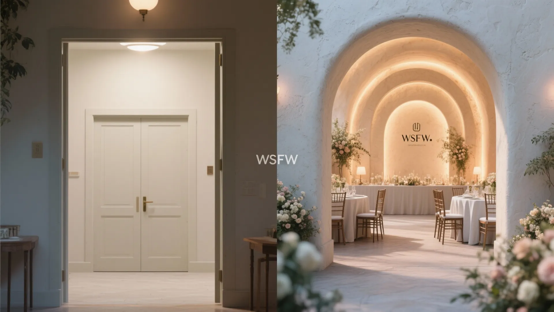 Statement Arch with Textured Plaster