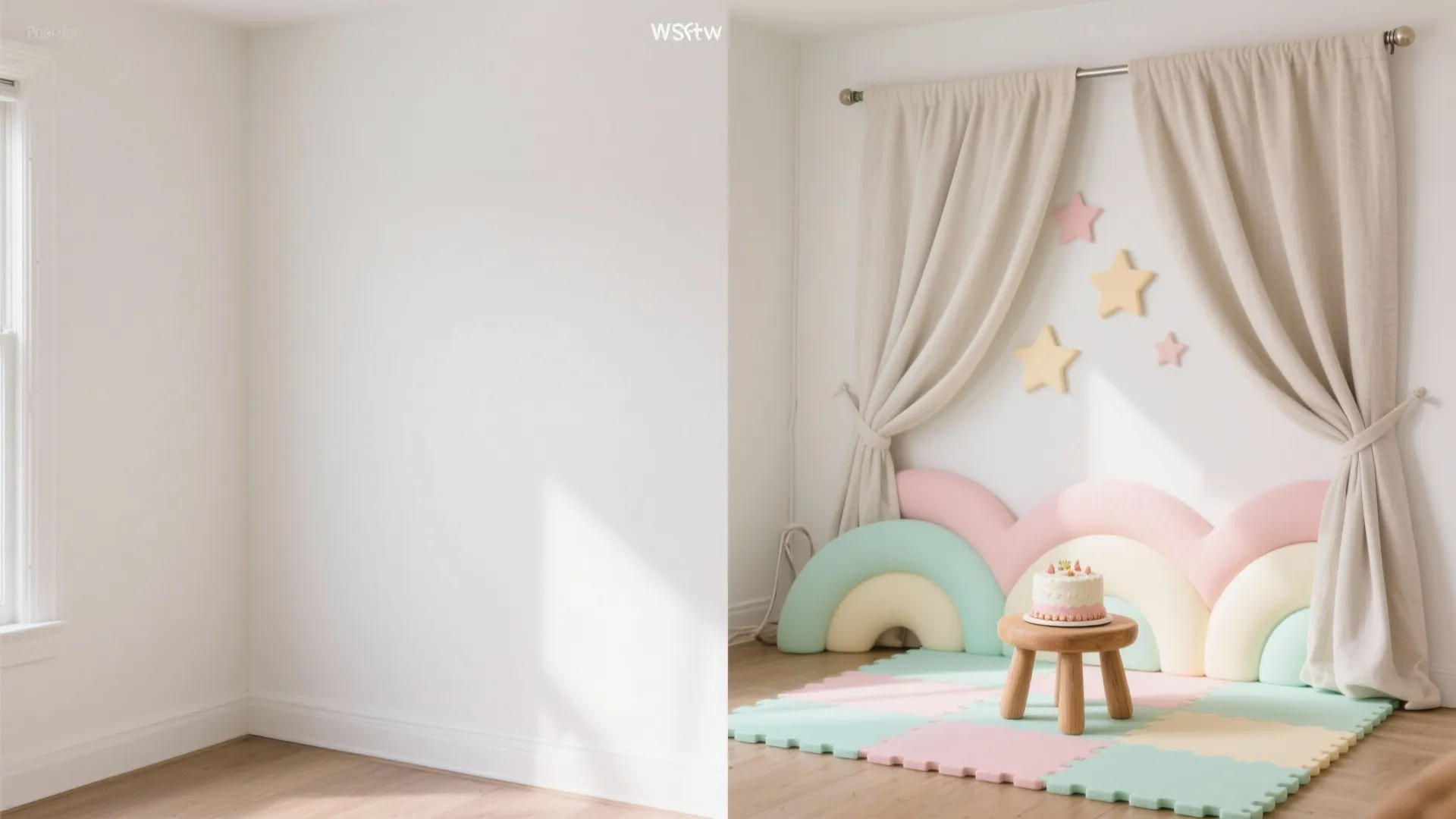 Playful Backdrop Corner with Arches