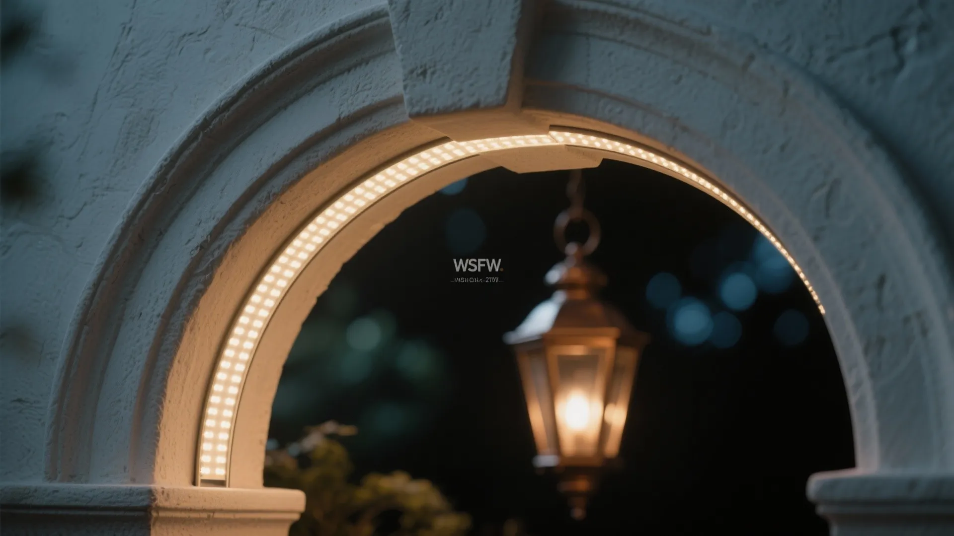 Lighting the Arch with Hidden LEDs and Lantern Layering