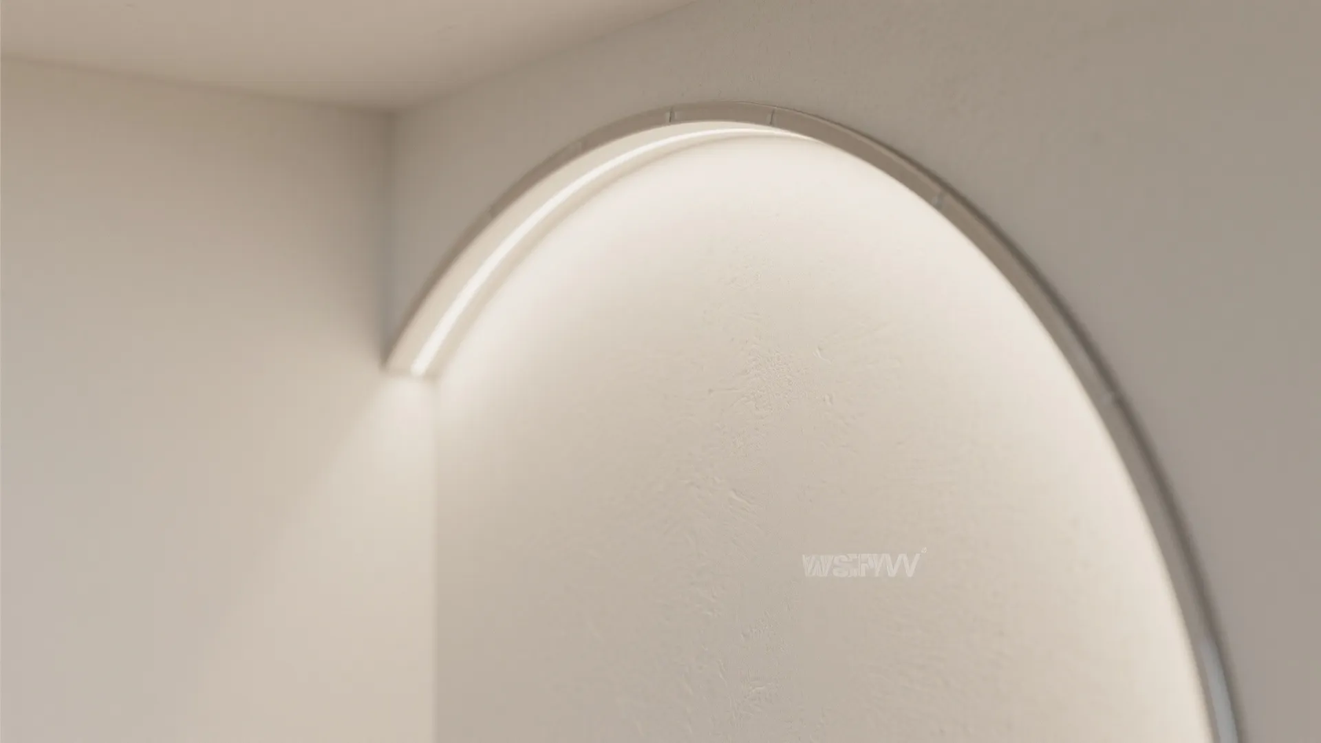 Soft Curves: Arched Gypsum Profiles and Gentle Corners