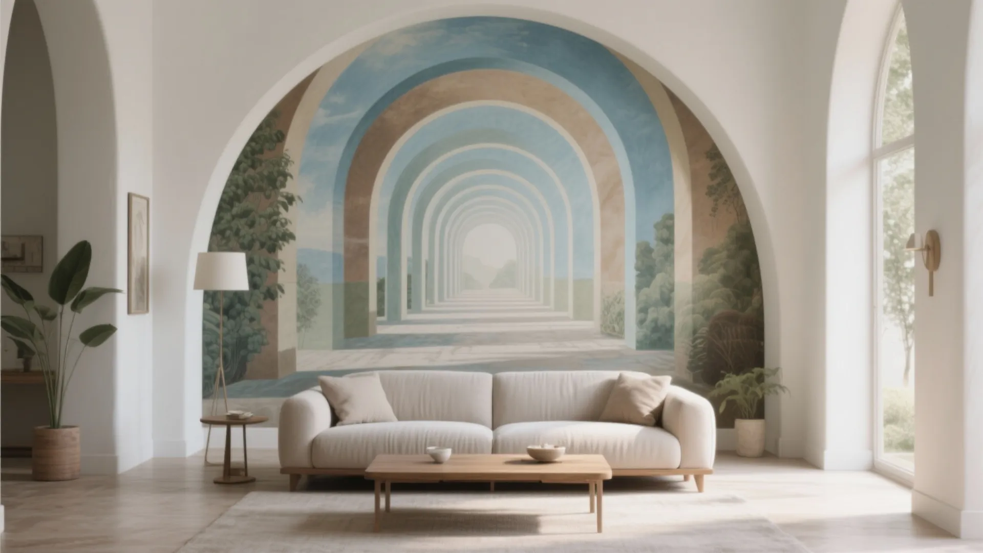 Panoramic 3D Murals: Arches, Windows, and Vistas