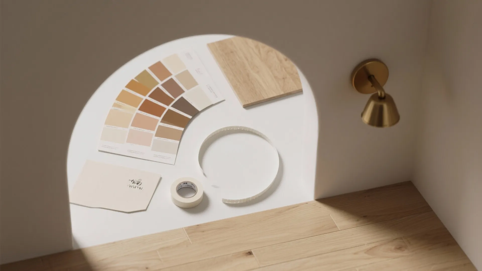 Painted Two-Tone Arch Illusion