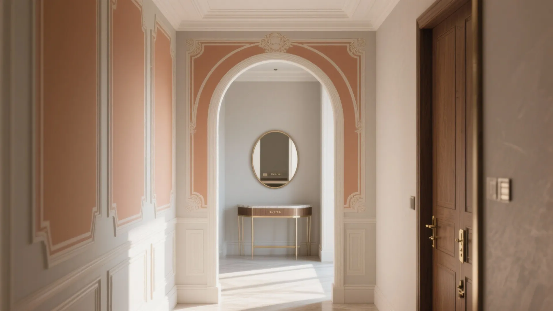 Architectural Arches and Panel Decals for Depth